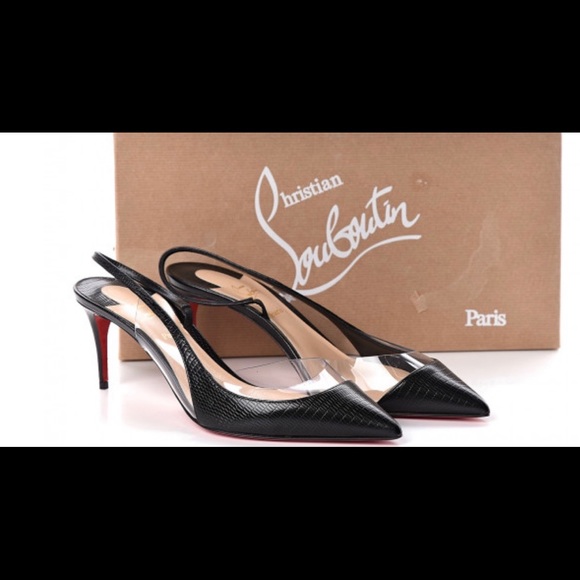 Christian Louboutin Shoes - CHRISTIAN LOUBOUTIN CALF ZARLI PVC Optisexy 70